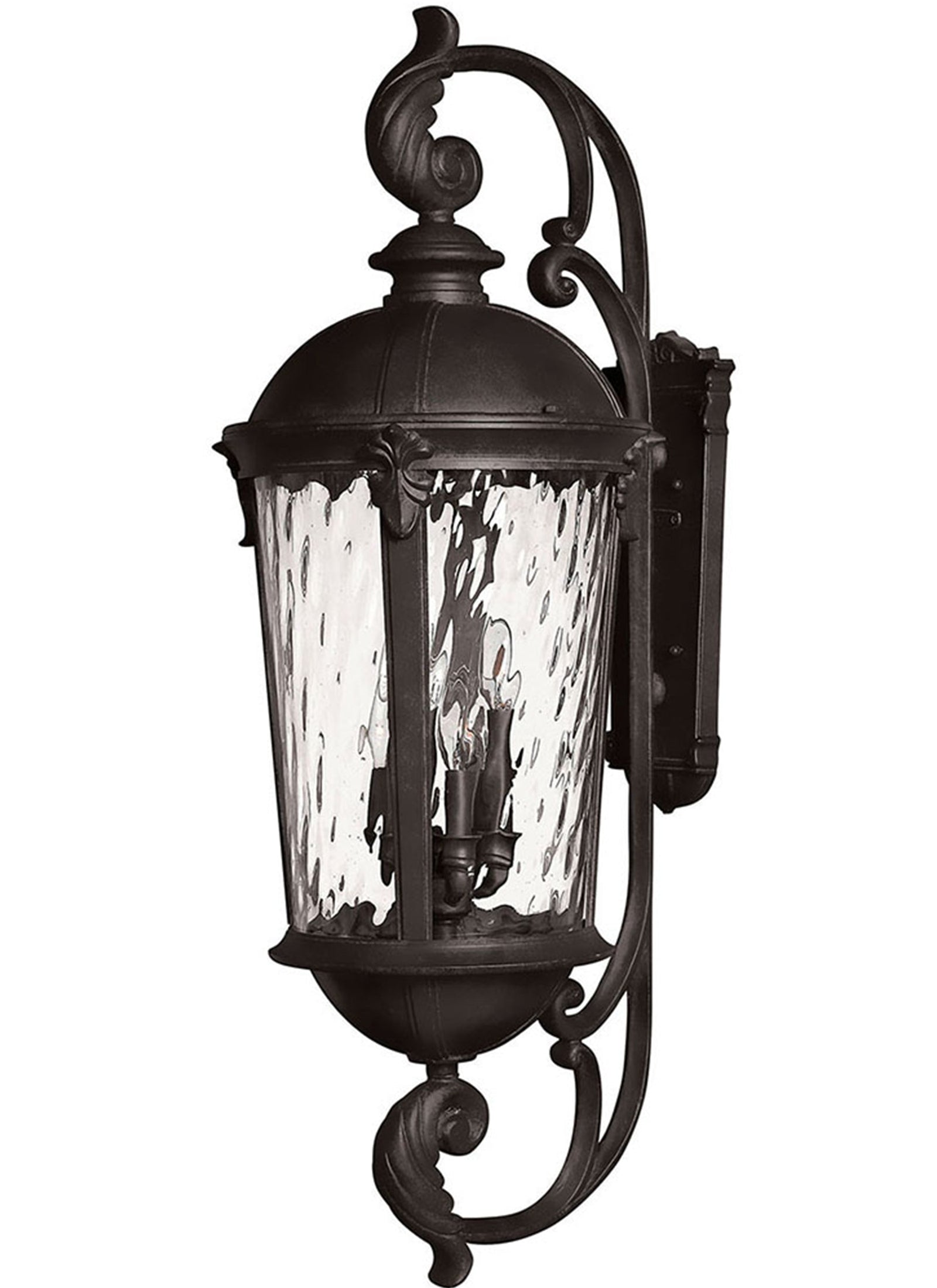 Windsor 6L outdoor wall lantern - 1929BK
