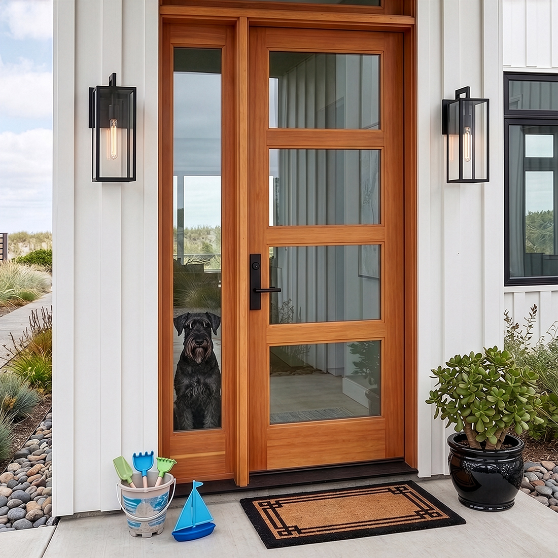 Max 1L Outdoor Lantern - 2594BK