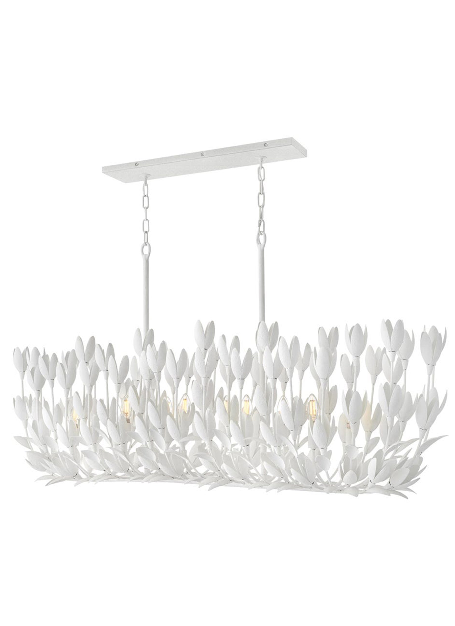 Flora 10L Large Linear Chandelier - 30015TXP