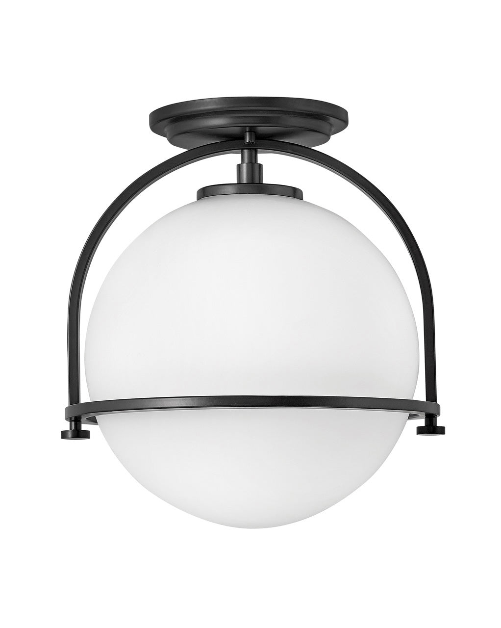 Somerset 1L Semi-Flush Mount - 3403BK