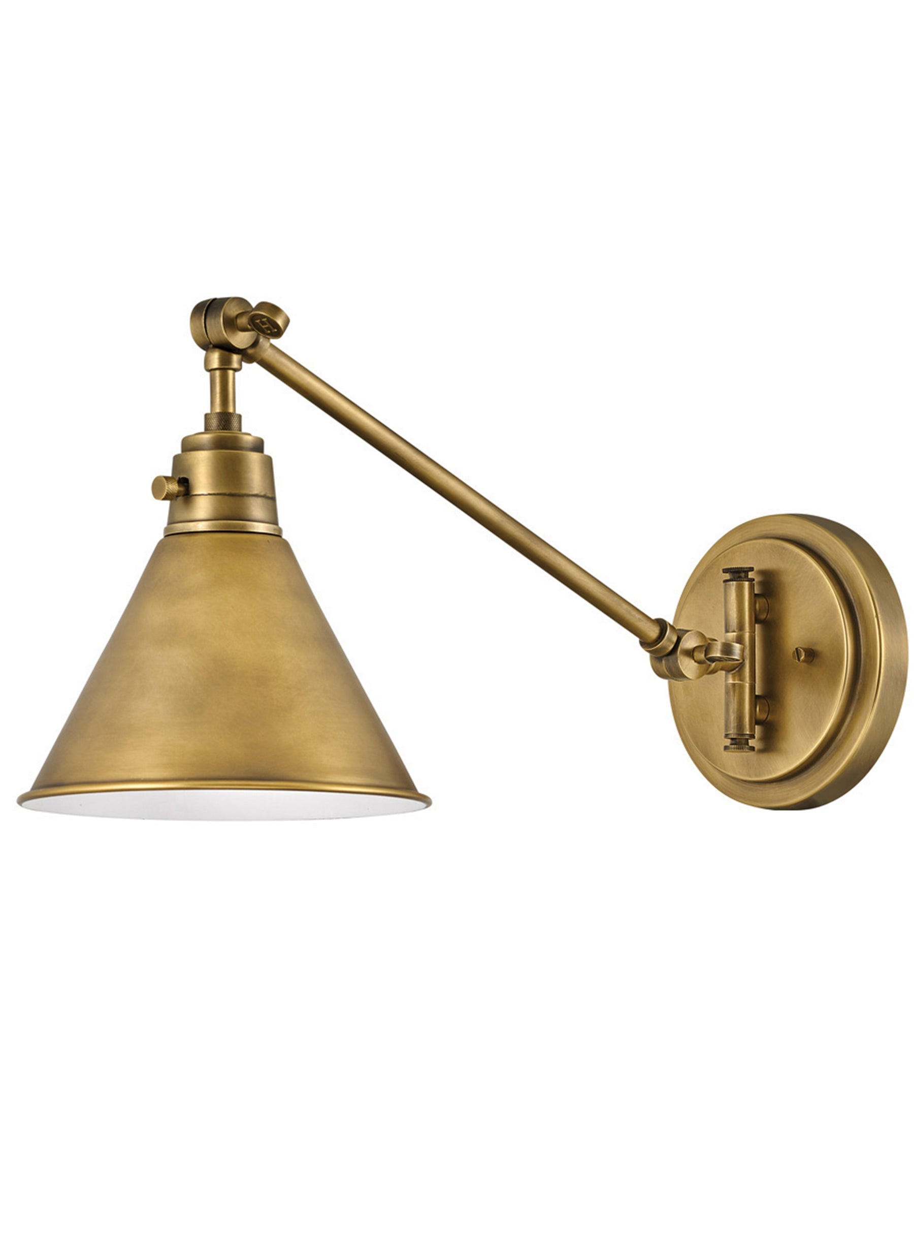 Arti 1L medium swing arm wall sconce - 3690HB