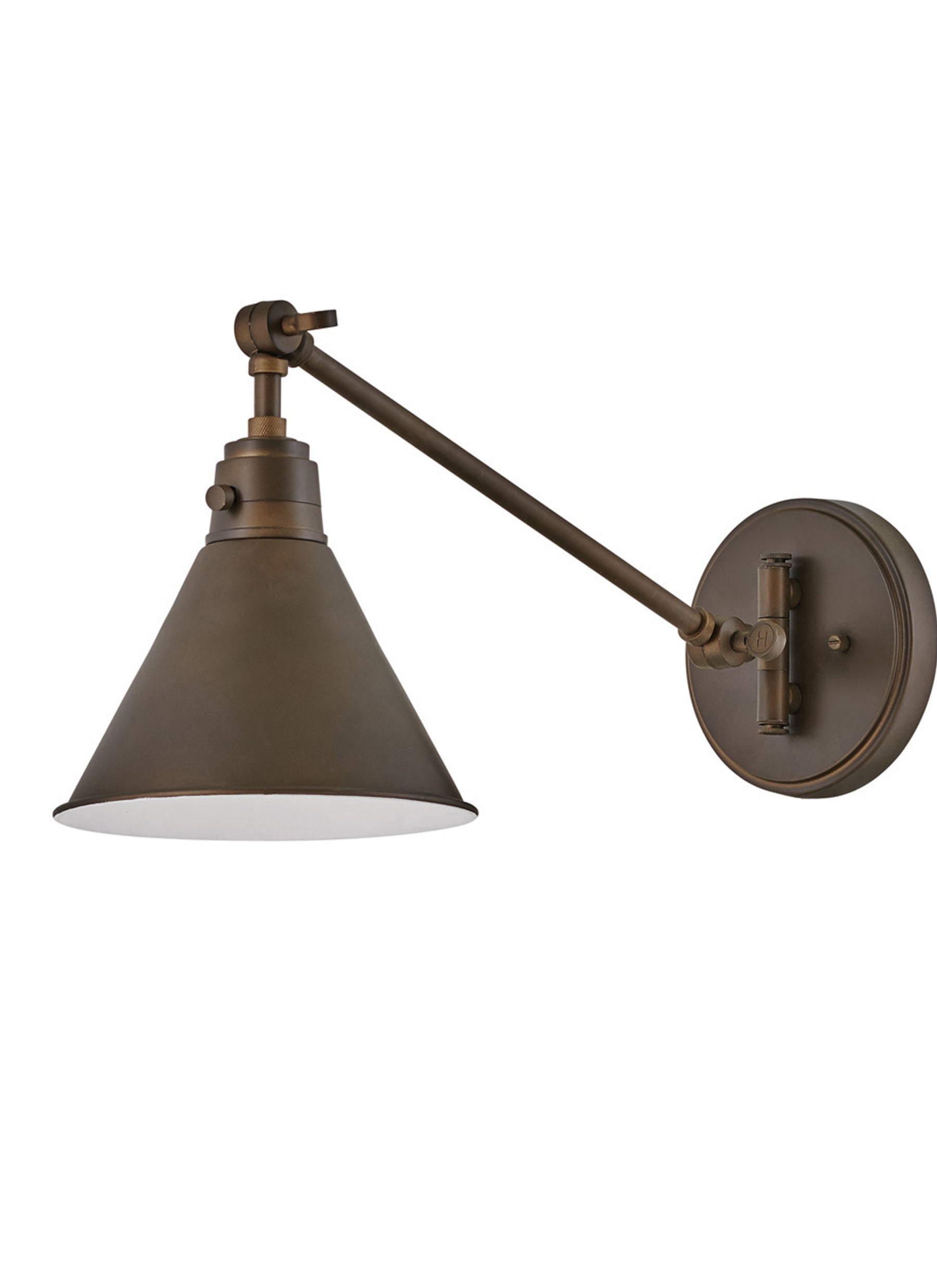 Arti 1L medium swing arm wall sconce - 3690OB