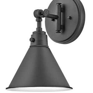 Arti 1L medium wall sconce - 3691BK