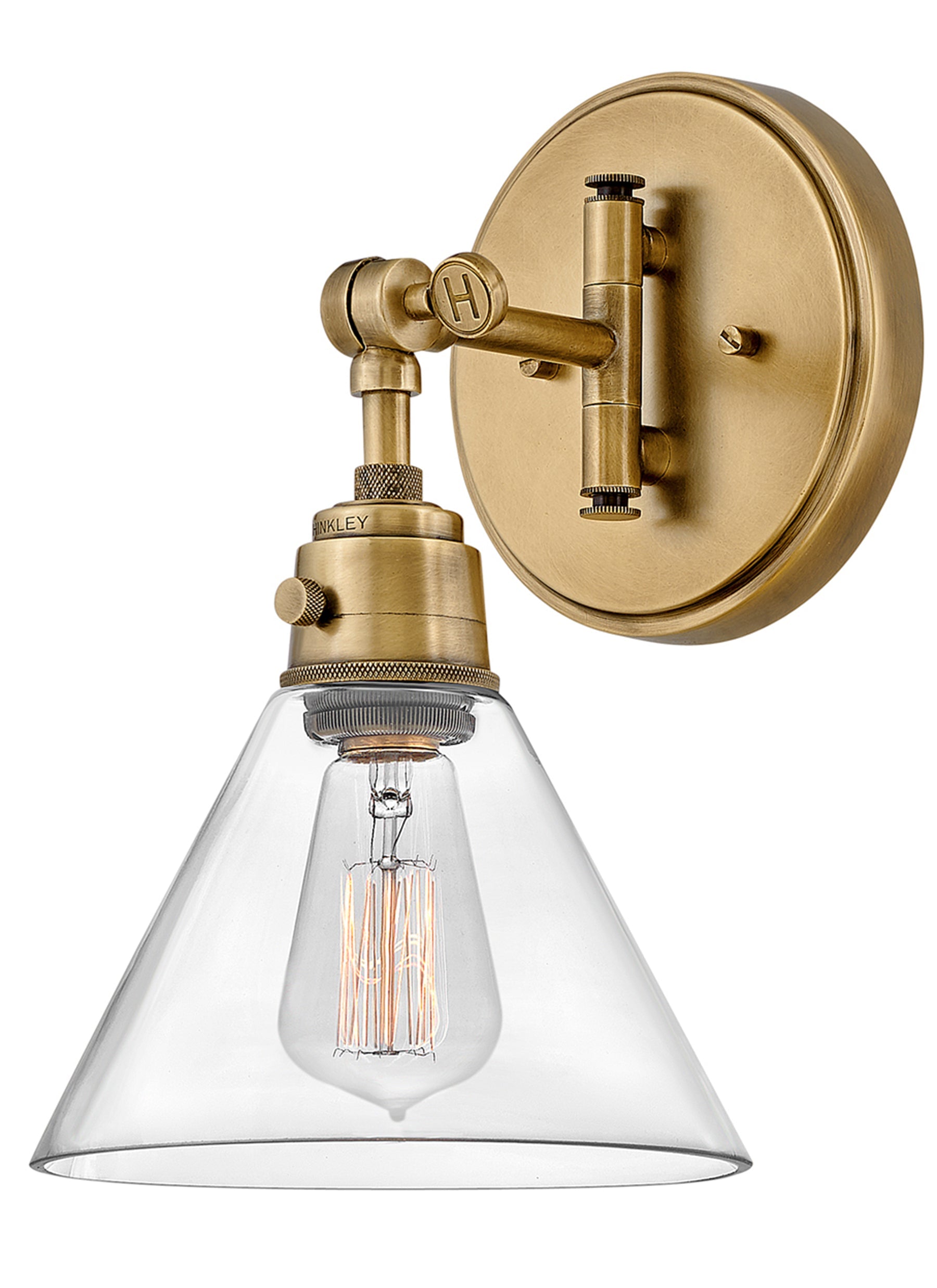 Arti 1L medium wall sconce - 3691HB-CL