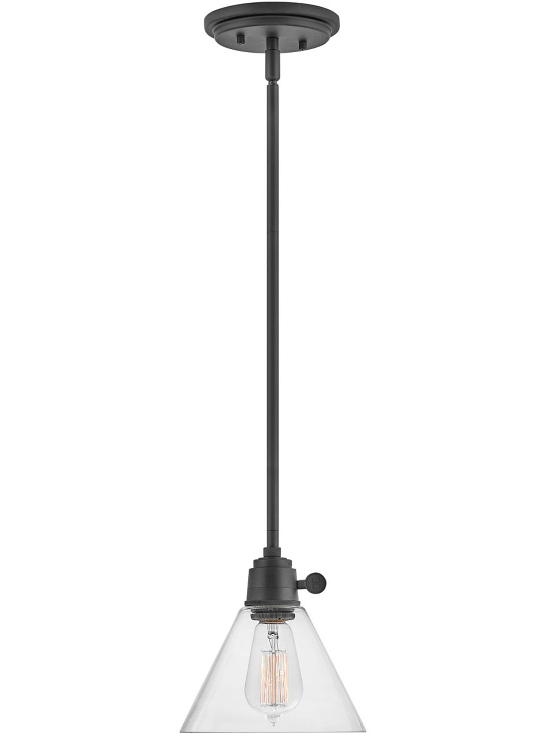 Arti 1L extra small pendant - 3697BK-CL