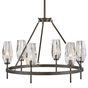 Ana 6L medium chandelier - 38255BX