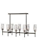 Ana 8L linear chandelier - 38256BX