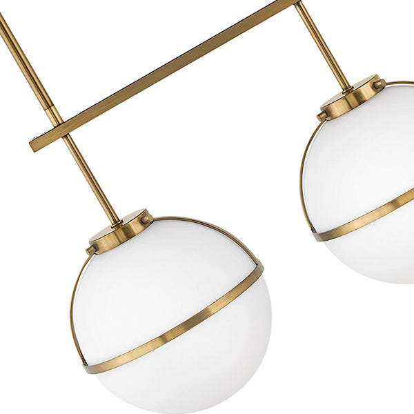 Hollis 4L linear chandelier - 39675HB