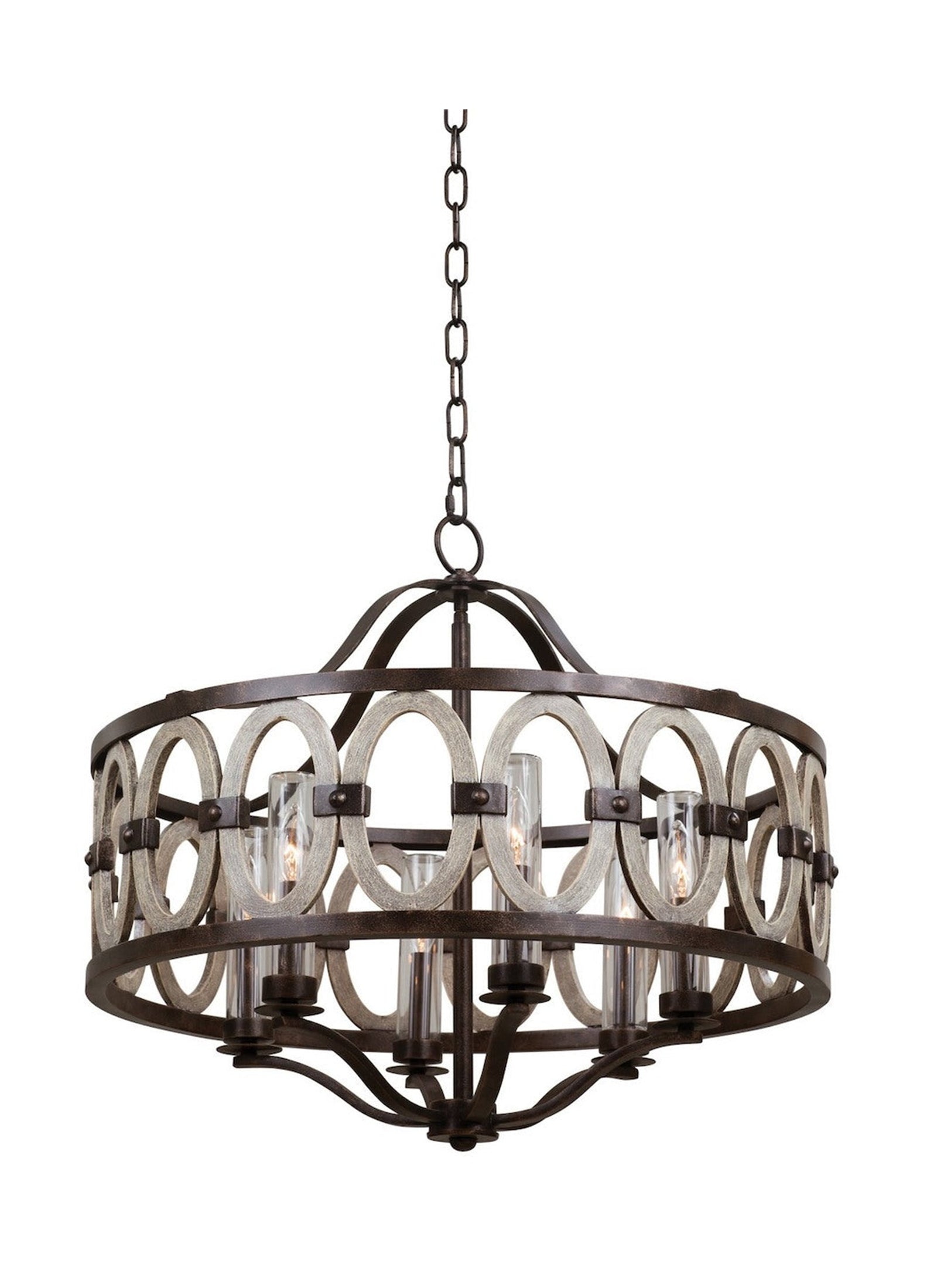Belmont 6L chandelier - 404452FG *