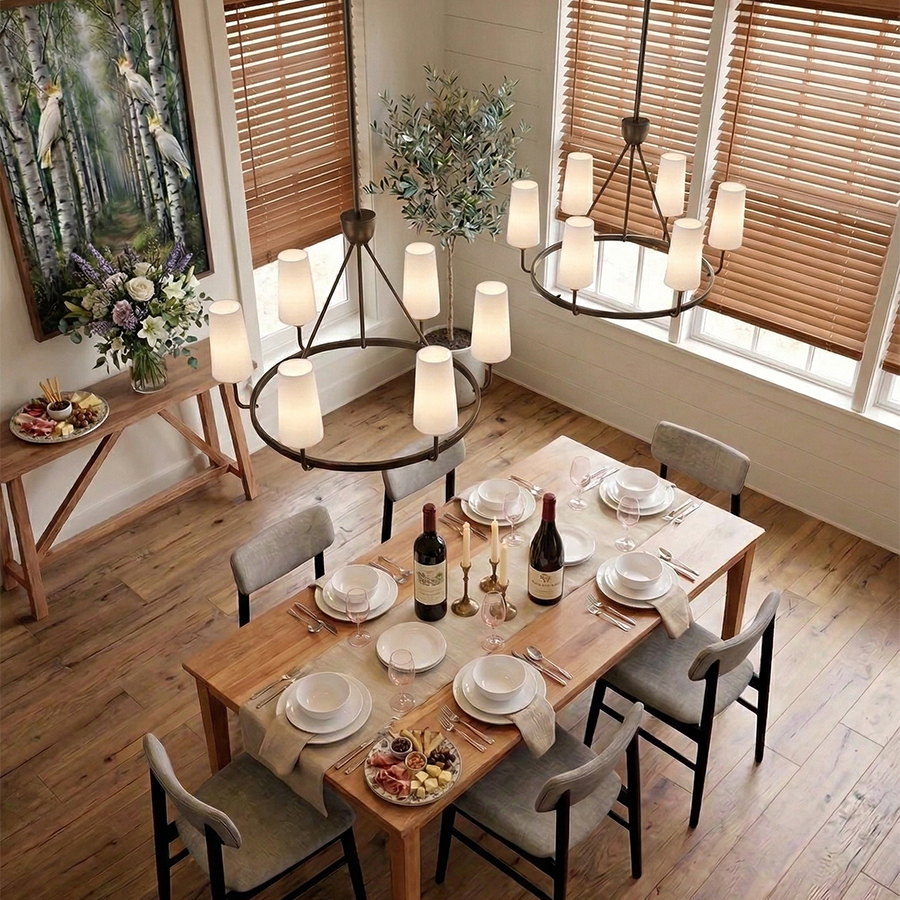 Lewis 6L Chandelier - 45006BX