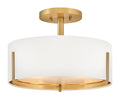 Halle 3L semi-flush mount - 47571LCB *
