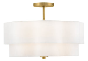 Gwen 4L semi-flush mount - 47733LCB *