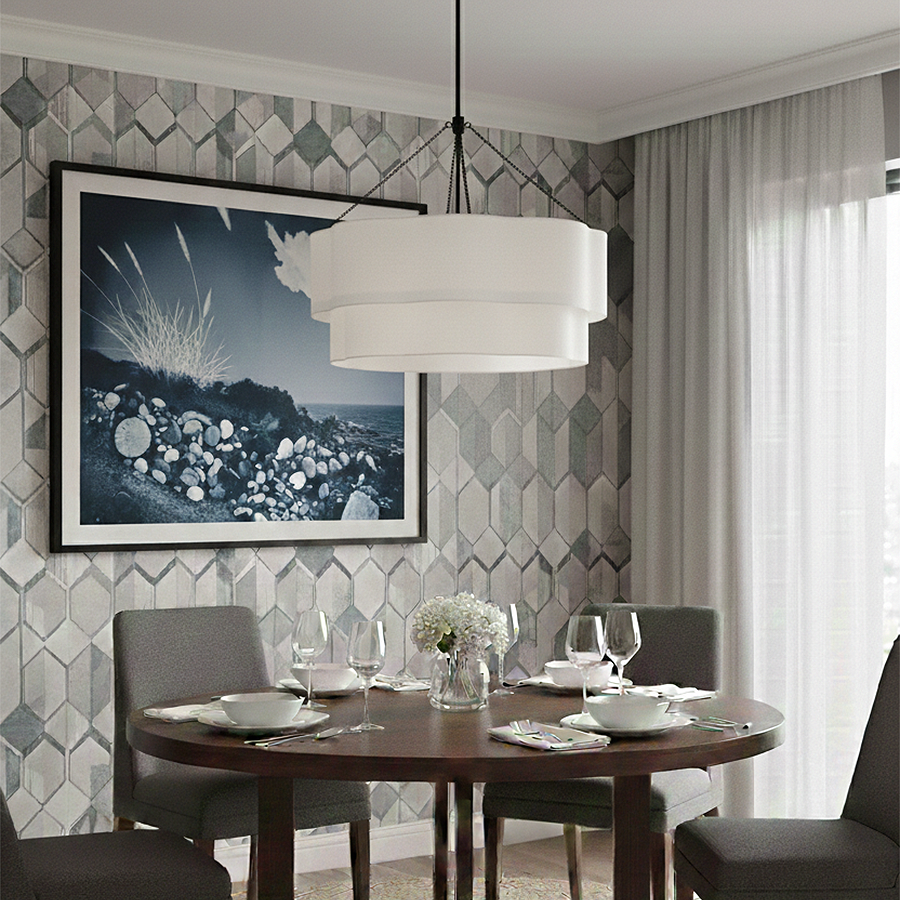 Gwen 8L Chandelier - 47735BK