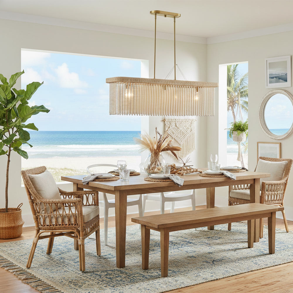 Indra 5L linear chandelier - 48605LCB *