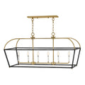 Tate 6L linear chandelier - 84275BK-LCB *