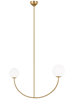 Galassia 2L linear chandelier -  AEC1132BBS