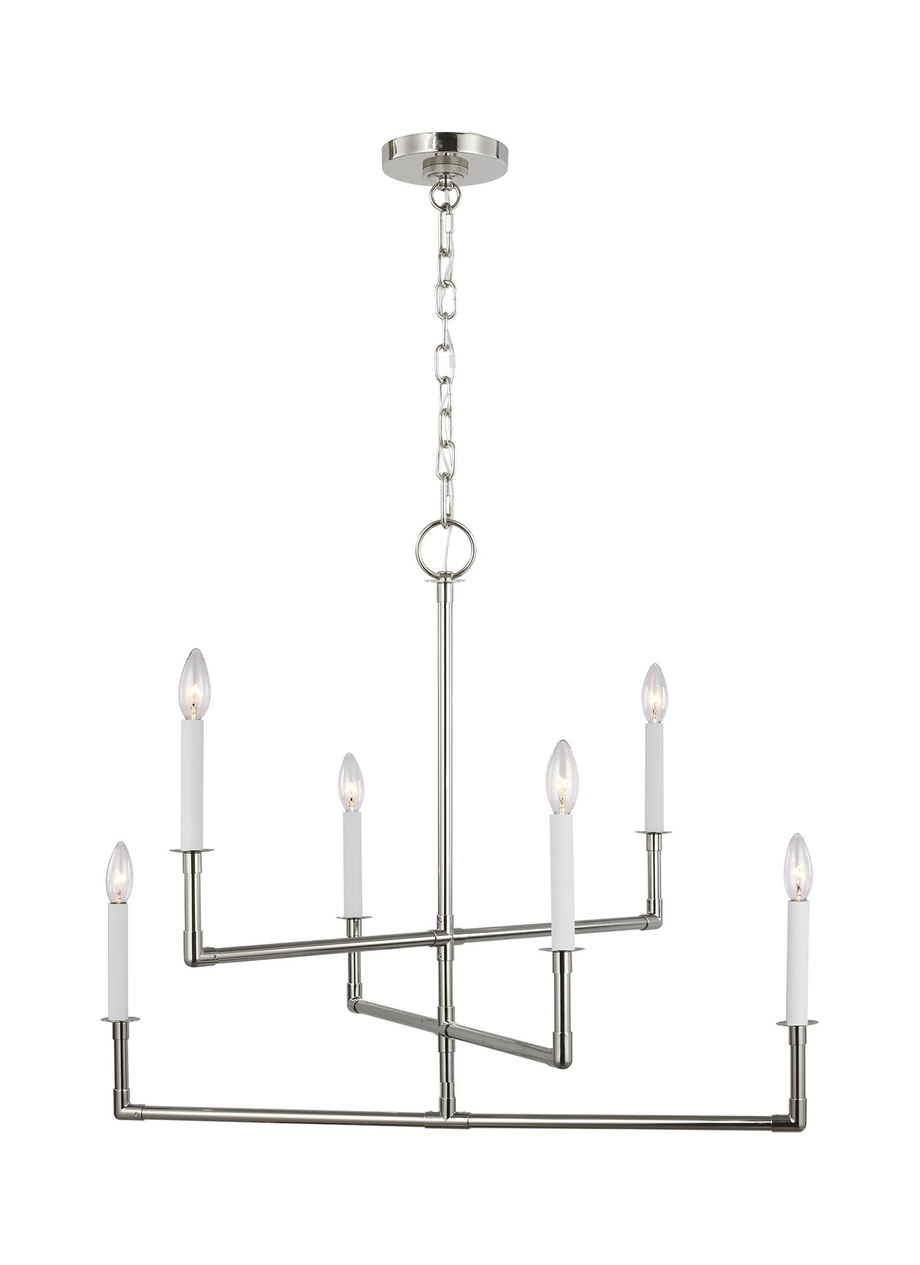 Bayview 6L medium chandelier  - CC1346PN