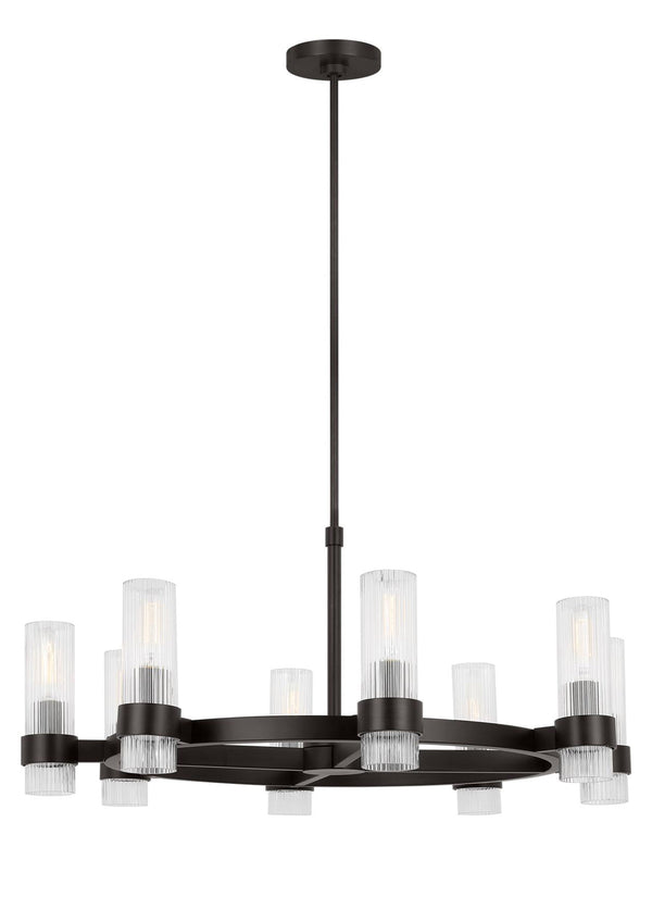 Geneva 8L chandelier - CC1378AI - Richmond Lighting