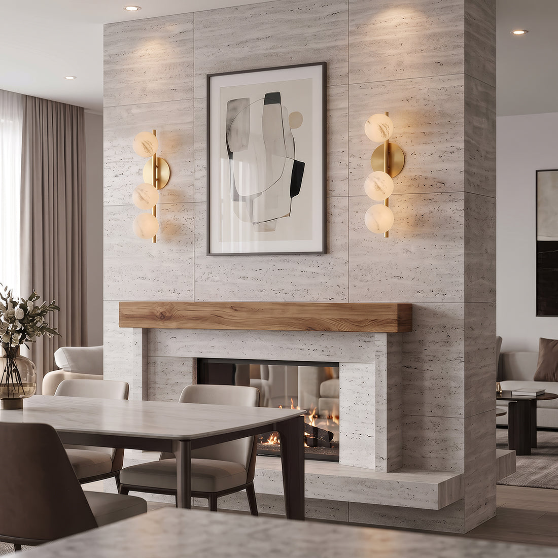 Selene 3L Sconce - FR41900LCB *