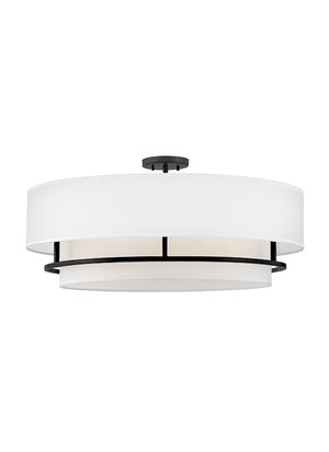 Graham 4L semi-flush mount - 38895BK *