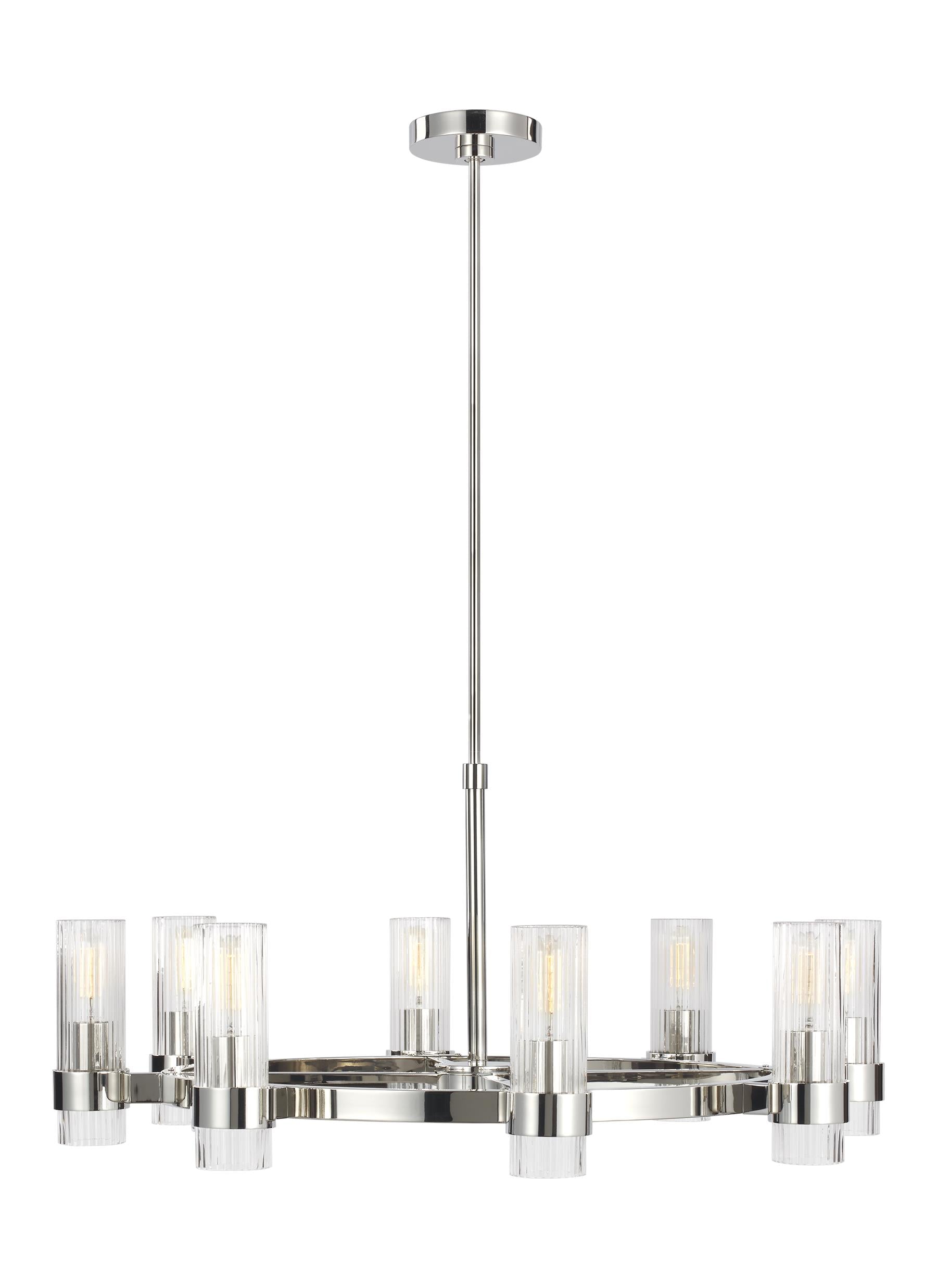 Geneva 8L chandelier - CC1378PN