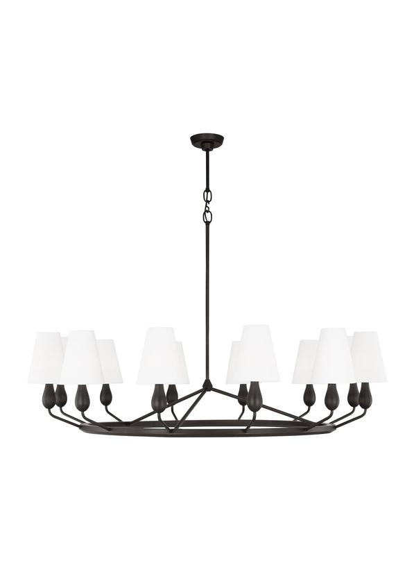 Ziba 12L Chandelier - TC11712AI