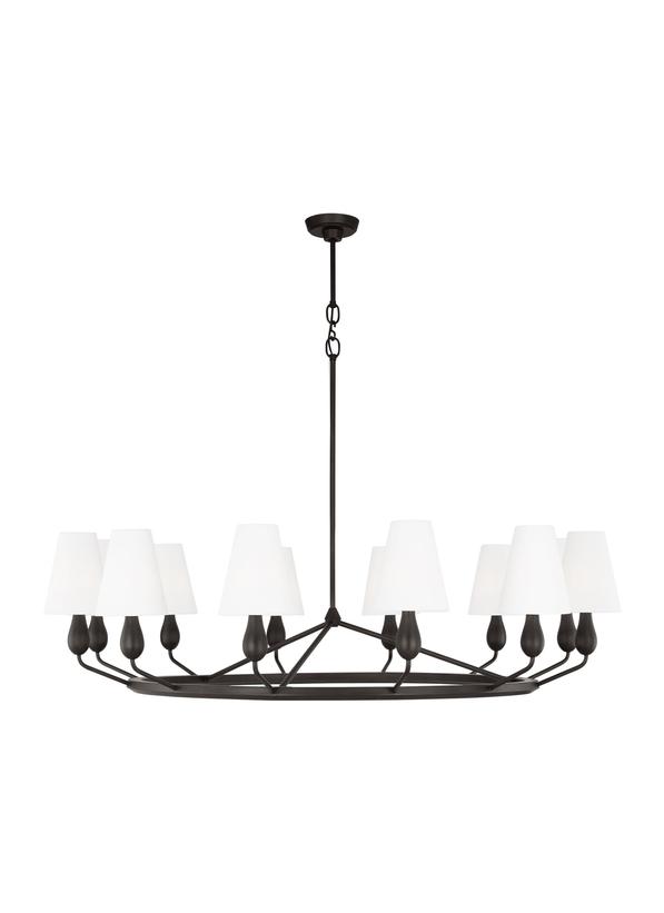 Ziba 12L Extra Large Chandelier - TC11712AI