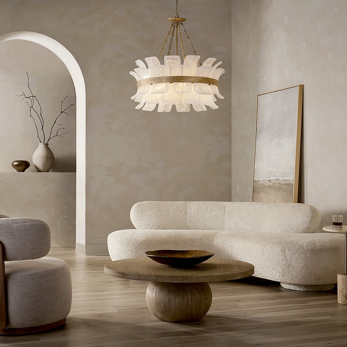 Fleur 6L chandelier - FR46914BNG *