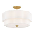 Gwen 4L semi-flush mount - 47733LCB *