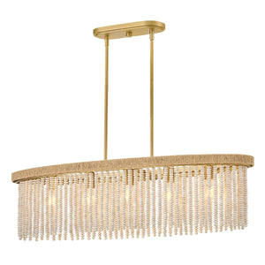 Indra 5L linear chandelier - 48605LCB *