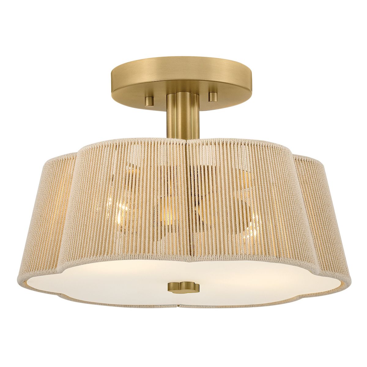 Sasha 2L semi-flush mount - 48581LCB *