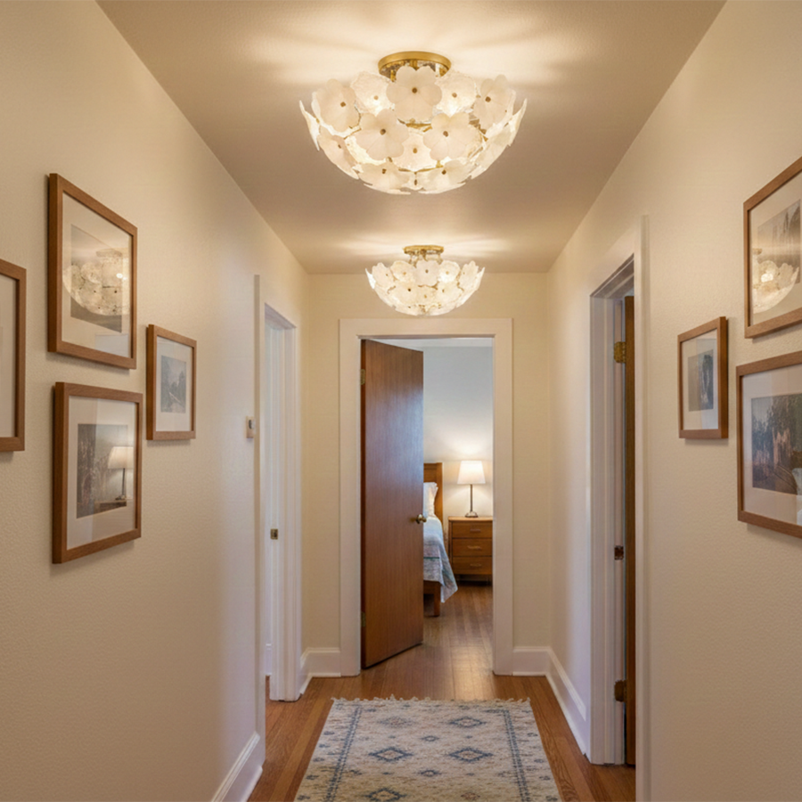 Marianne 3L Semi-Flush Mount - FR41963DG *