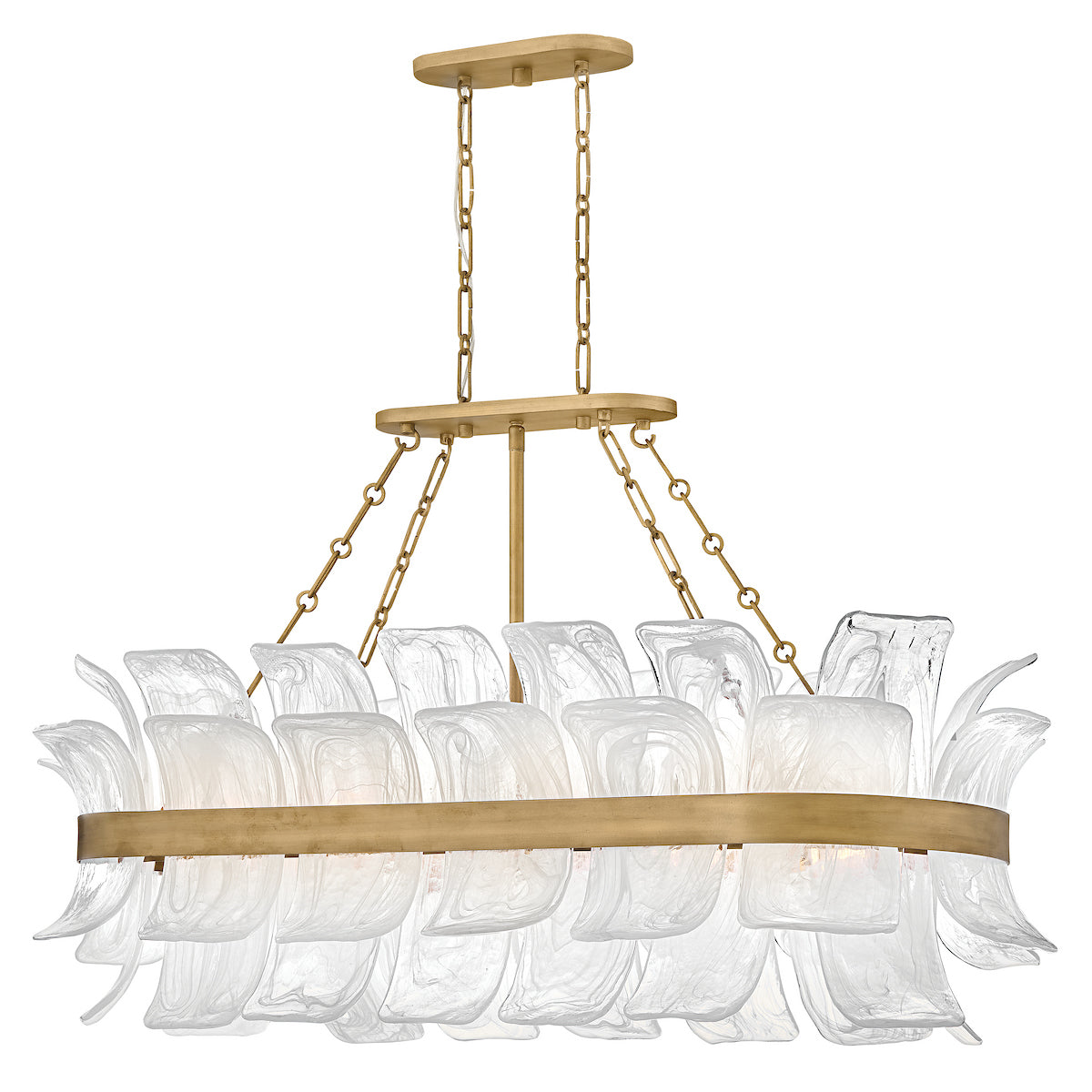 Fleur 10L linear chandelier - FR46915BNG